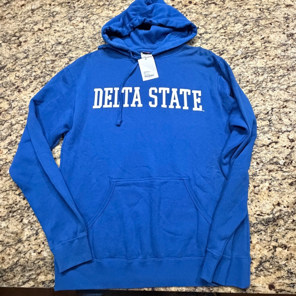 NEW Step Ahead Delta State University Hoodie Royal Blue Women Medium ws